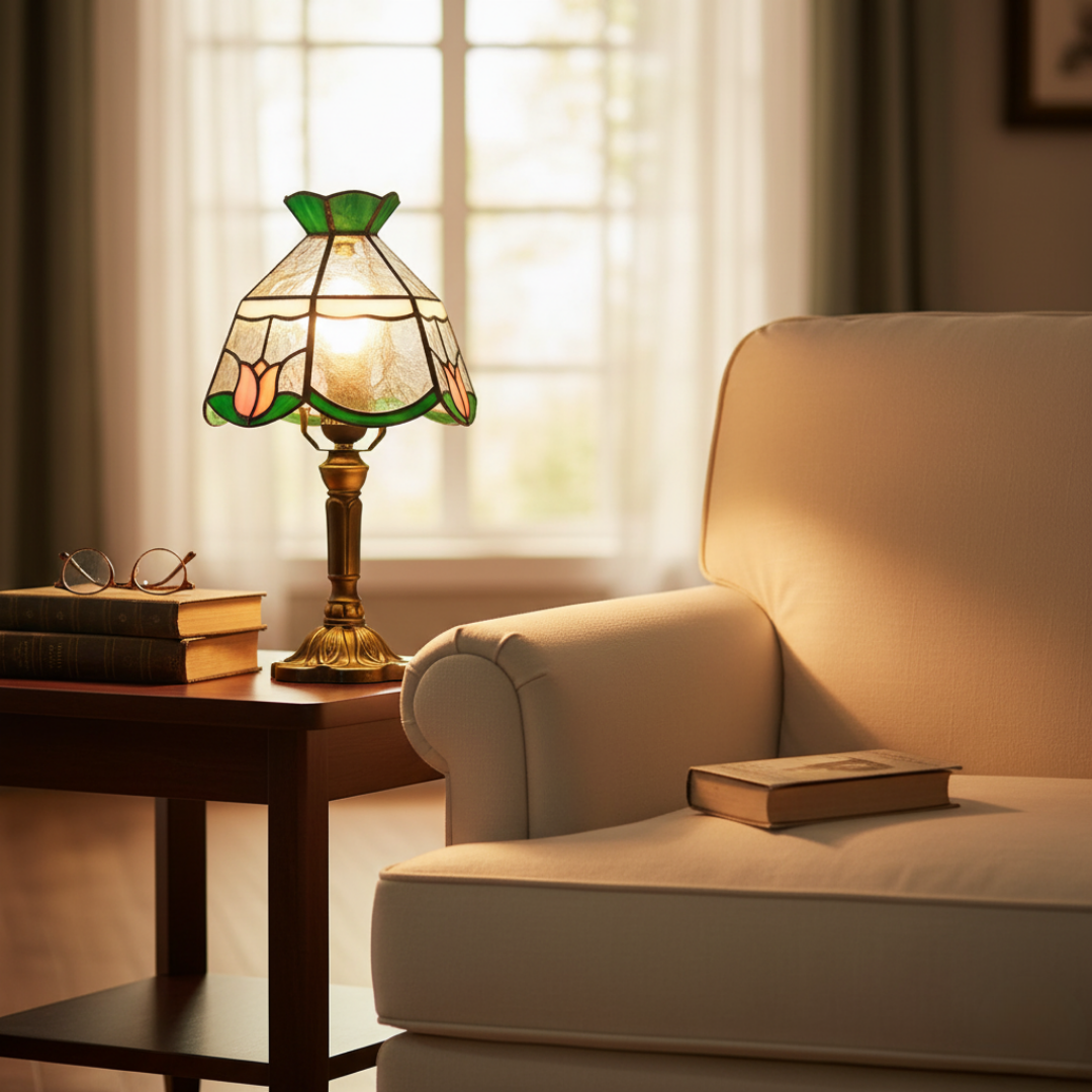 Lámpara LED barroca antigua