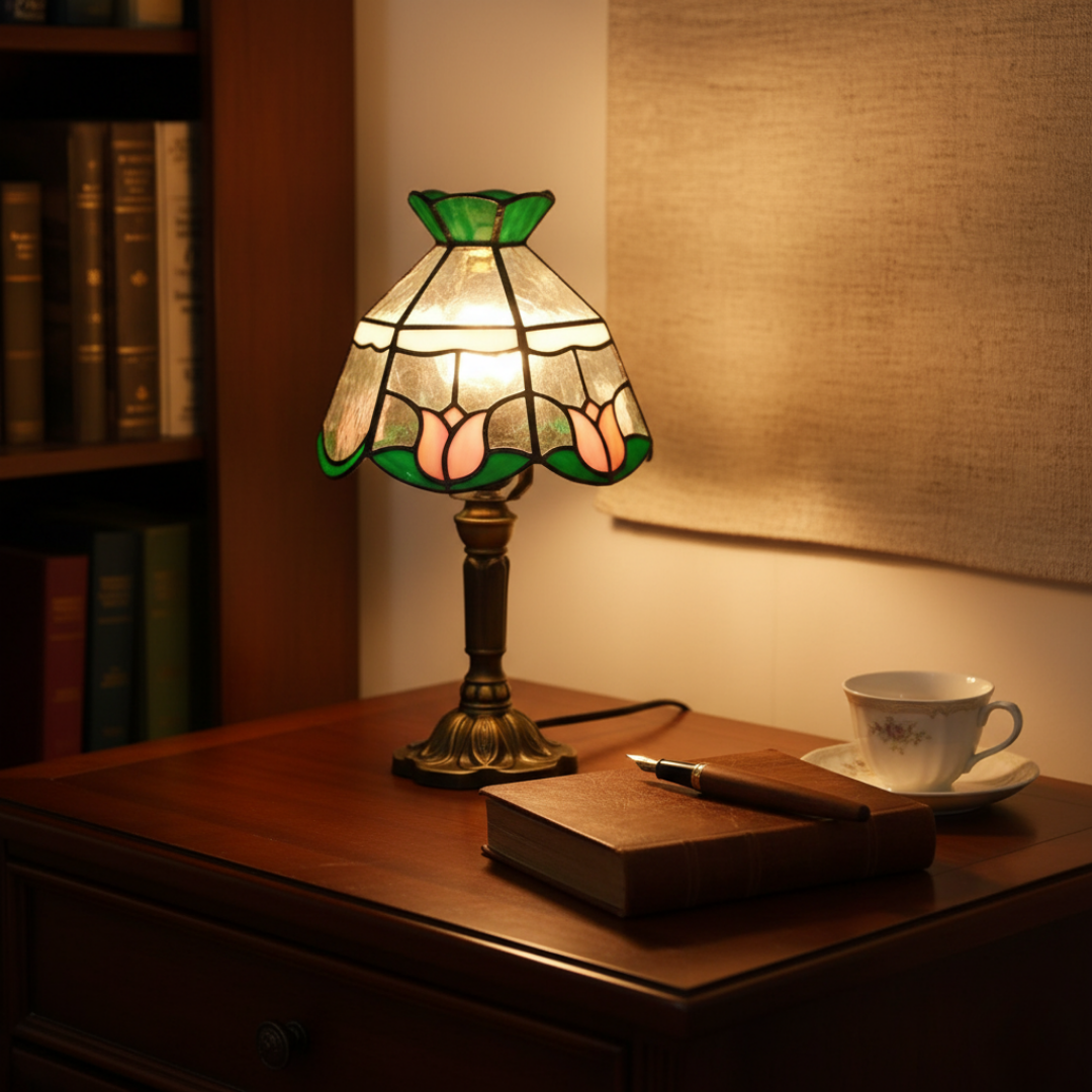 Lámpara LED barroca antigua