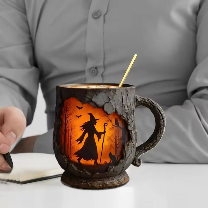 Taza Artesanal 3D de Halloween