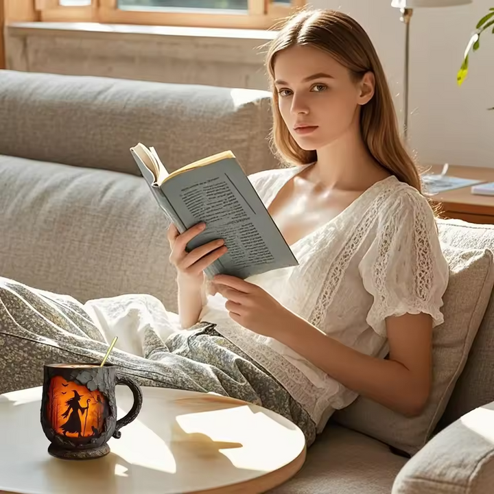 Taza Artesanal 3D de Halloween