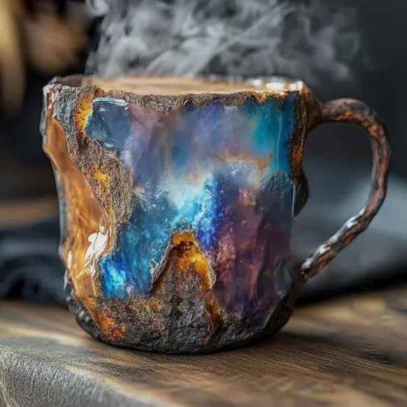 Taza de Café de Cristal Mineral