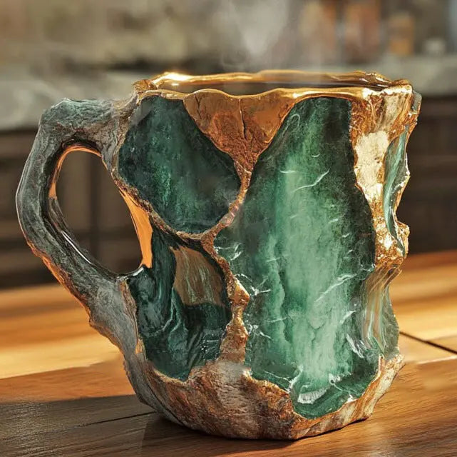 Taza de Café de Cristal Mineral