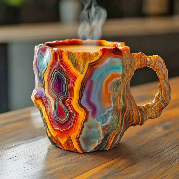 Taza de Café de Cristal Mineral